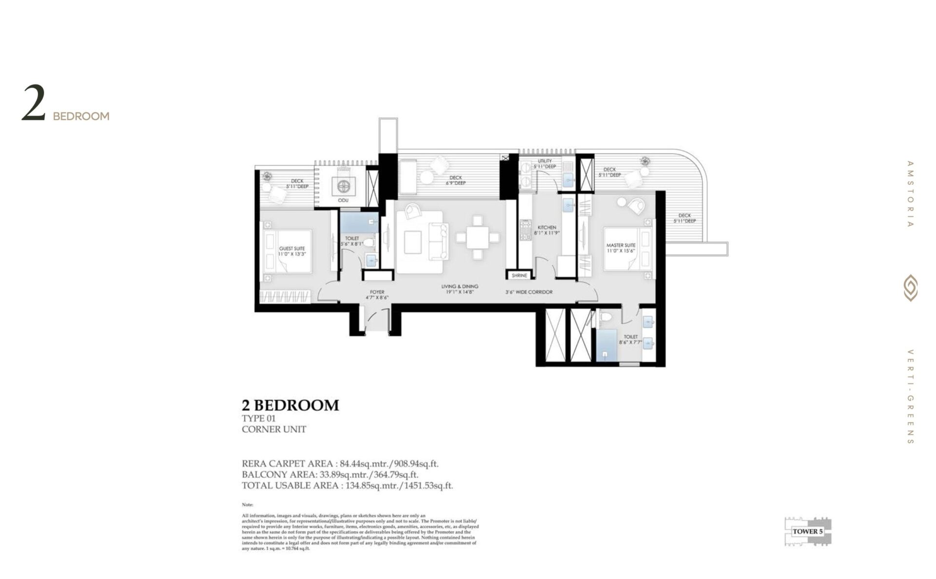 BPTP Amstoria Verti Greens Floor Plan